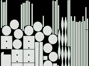 स्टैंड के साथ क्लासिक ध्वनिक गिटार 3D मॉडल