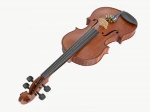 Violino adulto cl&aacute;ssico Modelo 3D