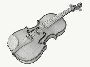 Classic Adult Violin Modelo 3D