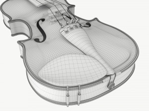 Classic Adult Violin Modelo 3D