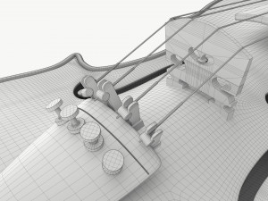 Classic Adult Violin Modelo 3D