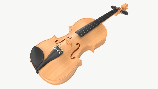 Classic Adult Violin Light 3D Model .c4d .max .obj .3ds .fbx .lwo .lw .lws