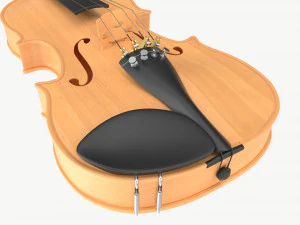 Classic Adult Violin Light 3D Model