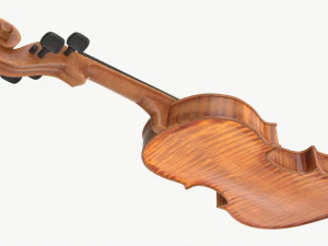 Violino classico per adulti indossato Modello 3D