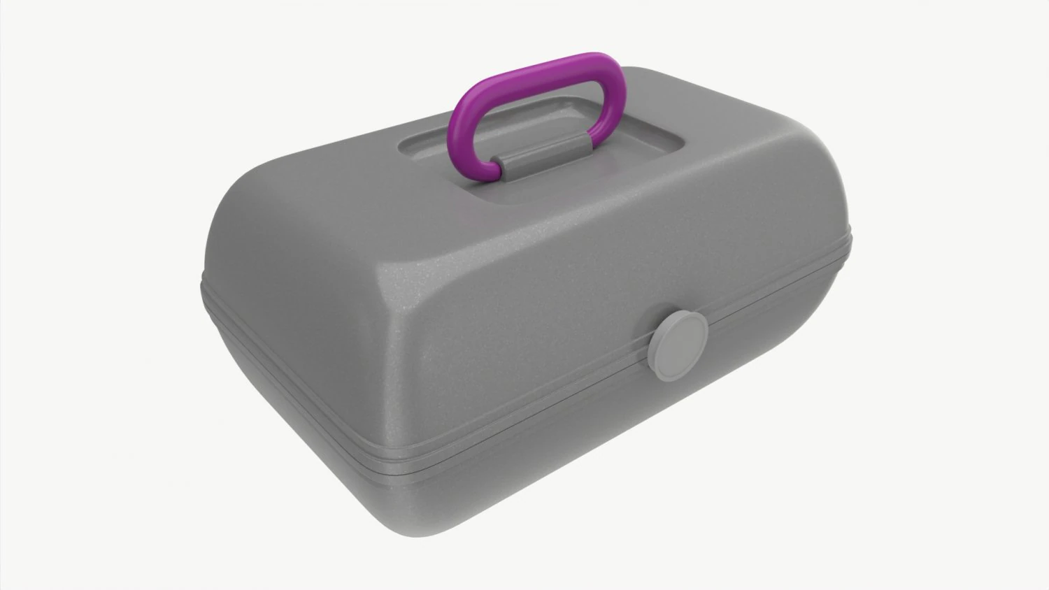 Cosmetic Make-Up Organizer Plastic Box 3D Model .c4d .max .obj .3ds .fbx .stl .blend 