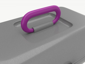 Cosmetic Make-Up Organizer Plastic Box 3D Model