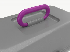 Cosmetic Make-Up Organizer Plastic Box 3D Model