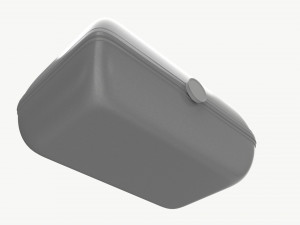 Cosmetic Make-Up Organizer Plastic Box 3D Model