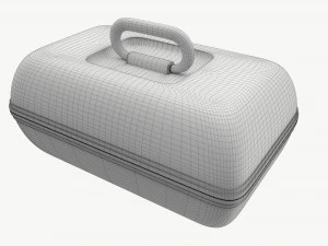 Cosmetic Make-Up Organizer Plastic Box 3D Model