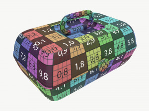 Cosmetic Make-Up Organizer Plastic Box 3D Model