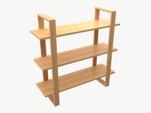 Mensola decorativa da parete 04 Modello 3D