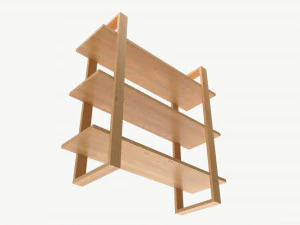 Decorative Wall Shelf 04 3D Model