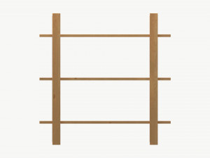 Decorative Wall Shelf 04 3D 模型