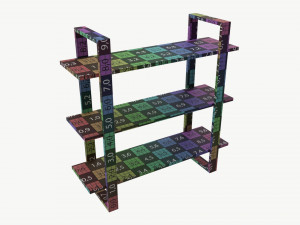 Decorative Wall Shelf 04 3D 模型