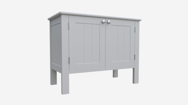Dresser small 3D Model .c4d .max .obj .3ds .fbx .stl .blend 