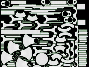Engine crankshaft and pistons 3Dモデル