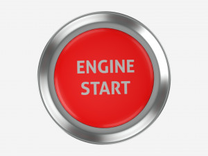 Engine start button 3D 모델