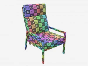 Garden Chair Casper 3D Model