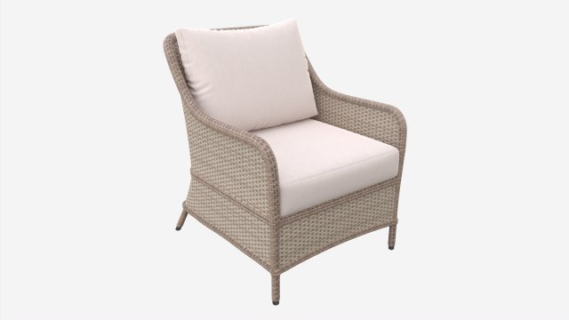Garden Chair Eden Model 3D .c4d .max .obj .3ds .fbx .stl .blend 