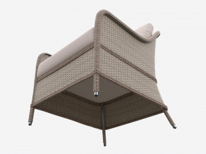 Garden Chair Eden Model 3D