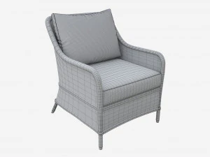 Garden Chair Eden 3D Model