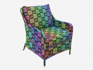 Garden Chair Eden Model 3D
