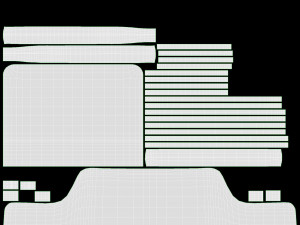 Garden Double Chair Eden 3D Model