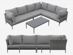 Комплект садових меблів Бремен 3D Модель