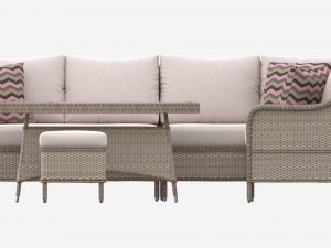 Garden Furniture Set Eden 3D Model