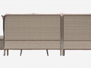 Garden Furniture Set Eden 3D Model