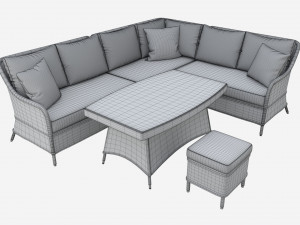 Garden Furniture Set Eden 3D Model