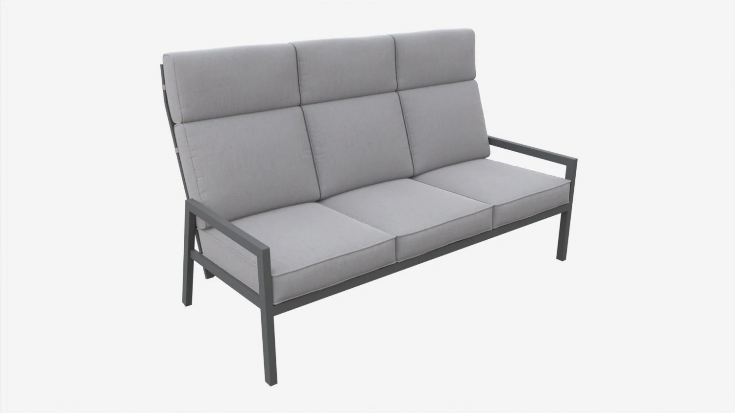 Garden Sofa Casper 3D Model .c4d .max .obj .3ds .fbx .stl .blend 