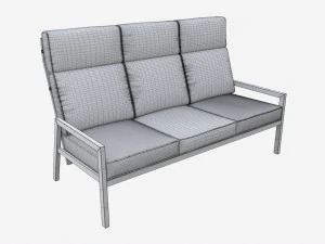 Garden Sofa Casper 3D Model