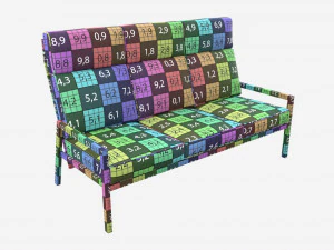 Garden Sofa Casper 3D Model