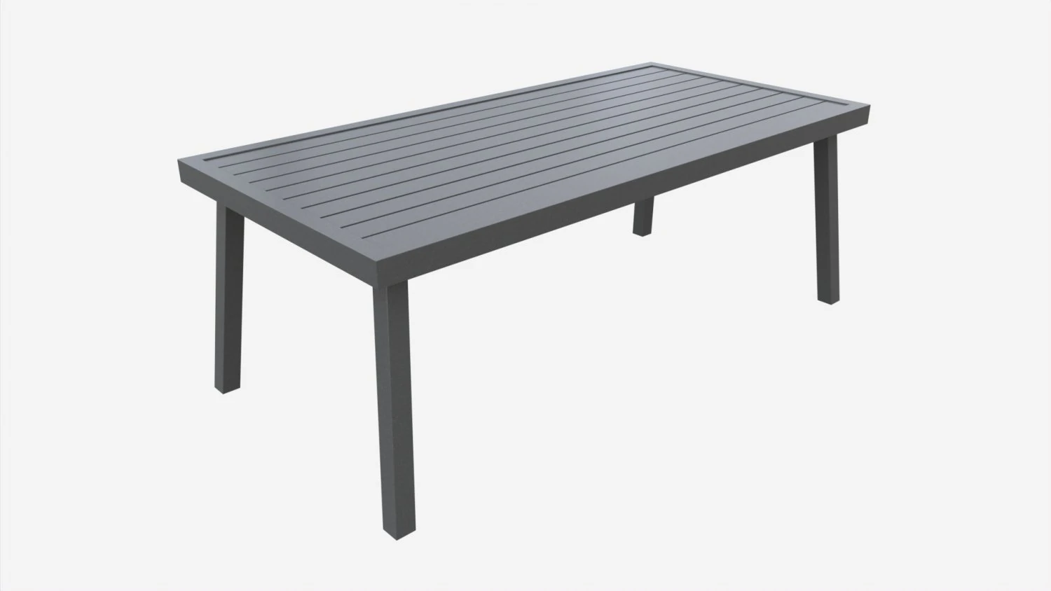 Garden Table Casper 3D Model .c4d .max .obj .3ds .fbx .stl .blend