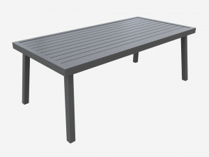 Garden Table Casper 3D Model
