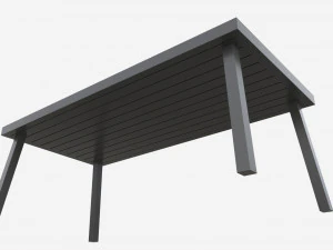 Garden Table Casper 3D Model