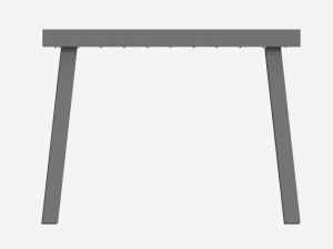 Garden Table Casper 3D Model