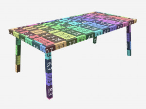 Garden Table Casper 3D Model