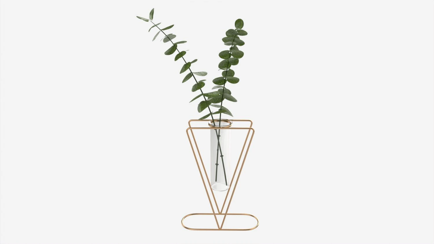 Glass hydroponic vase 01 3D Model .c4d .max .obj .3ds .fbx .stl .blend 