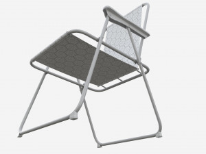 Habitat Metal Folding Garden Chair 3D Model