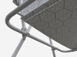 Habitat Metal Folding Garden Chair 3D Model
