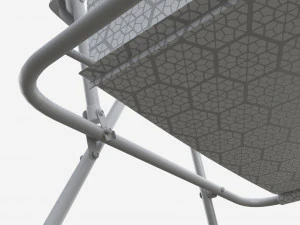 Habitat Metal Folding Garden Chair 3D Model