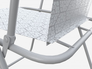 Habitat Metal Folding Garden Chair 3D Model