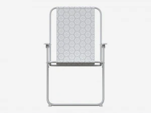 Habitat Metal Folding Garden Chair 3D Model