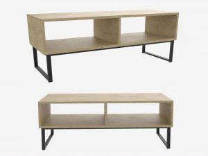 औद्योगिक शैली टीवी स्टैंड 3D मॉडल