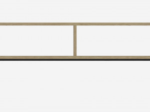 Industrial Style TV Stand Modelo 3D