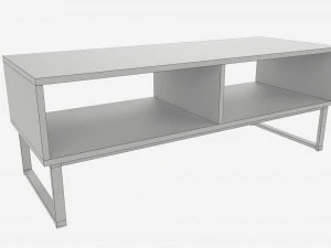 Industrial Style TV Stand 3D Model