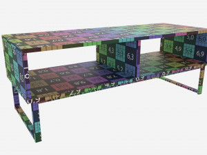Industrial Style TV Stand Modelo 3D