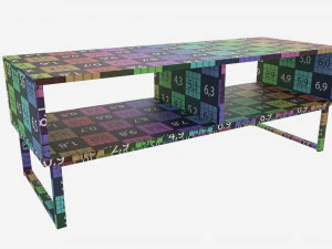 Industrial Style TV Stand 3D Model